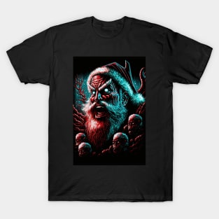 Evil Santa Metal Christmas T-Shirt